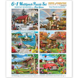 Alan Giana 6-in-1 Multipack Puzzle Set