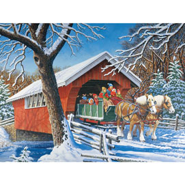 Sleigh Ride 300 Large Piece Jigsaw Puzzle