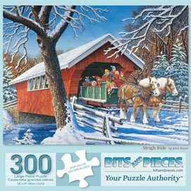 Sleigh Ride 300 Large Piece Jigsaw Puzzle