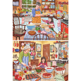 Set of 2: Tracy Hall 1000 Piece Jigsaw Puzzles