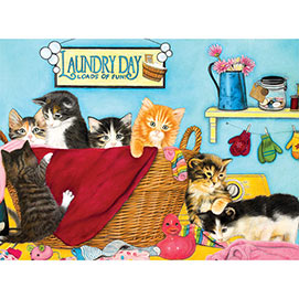Laundry Day 300 Large Piece Jigsaw Puzzle