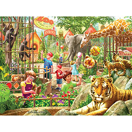 Zoo Day 500 Piece Jigsaw Puzzle