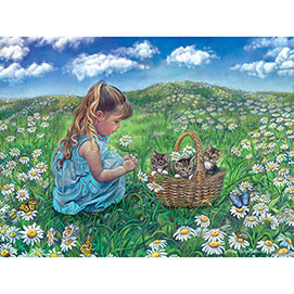 He Loves Me, He Loves Me Not 500 Piece Jigsaw Puzzle