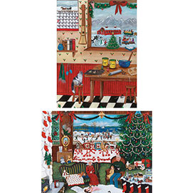 Set of 2: Cindy Mangutz 1000 Piece Jigsaw Puzzles