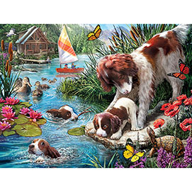 Swimming Lessons 500 Piece Jigsaw Puzzle