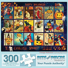 Vintage Halloween 300 Large Piece Jigsaw Puzzle
