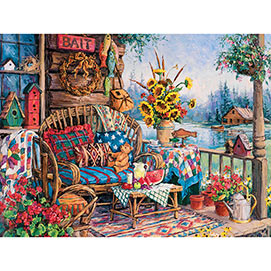 The Lodge 300 Large Piece Jigsaw Puzzle