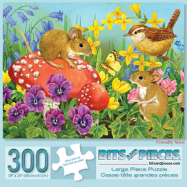 Friendly Mice 300 Large Piece Jigsaw Puzzle