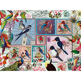 Grand Exotic Birds 1000 Piece Jigsaw Puzzle