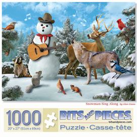 Snowman Sing Along 1000 Piece Jigsaw Puzzle