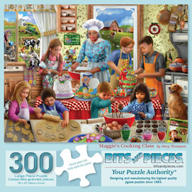 Maggie's Cooking Class 300 Large Piece Jigsaw Puzzle