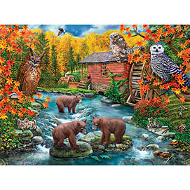 Wise Woodland Dwellers 300 Large Piece Jigsaw Puzzle