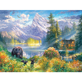 Mountain Morning 300 Large Piece Jigsaw Puzzle