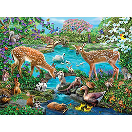 Friendly Clearing 1000 Piece Jigsaw Puzzle