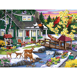 A Place in the Woods 300 Large Piece Jigsaw Puzzle