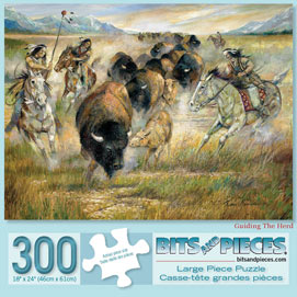 Guiding the Herd 300 Large Piece Jigsaw Puzzle