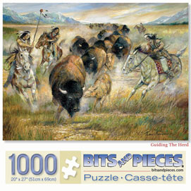 Guiding the Herd 1000 Piece Jigsaw Puzzle