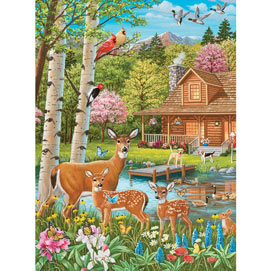 A Glorious Spring Day At The Cabin 1000 Piece Jigsaw Puzzle