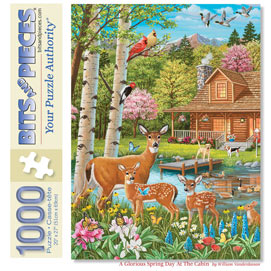 A Glorious Spring Day At The Cabin 1000 Piece Jigsaw Puzzle