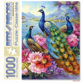 Peacocks 1000 Piece Jigsaw Puzzle