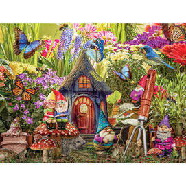 Gnomes Garden 300 Large Piece Jigsaw Puzzle