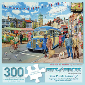 The Bus To Market 300 Large Piece Jigsaw Puzzle