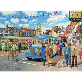 The Bus To Market 1000 Piece Jigsaw Puzzle