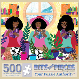 Library 500 Piece Jigsaw Puzzle