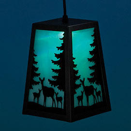 Color Changing Woodland Deer Lantern