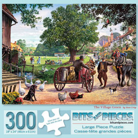The Village Green 300 Large Piece Jigsaw Puzzle