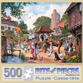A Village Wedding 500 Piece Jigsaw Puzzle