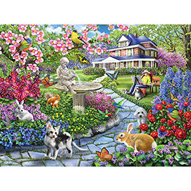 Spring Gardens 300 Large Piece Jigsaw Puzzle