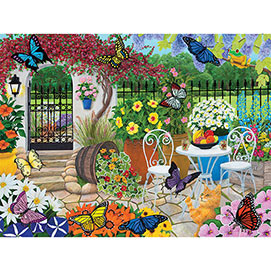 Butterfly Garden 300 Large Piece Jigsaw Puzzle