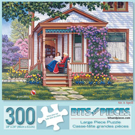 Sit a Spell 300 Large Piece Jigsaw Puzzle