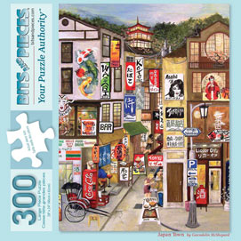 Japan Town 300 Large Piece Jigsaw Puzzle