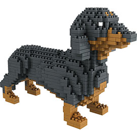 Dog Breed 3-D Block Puzzle- Dachshund