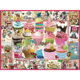 Cupcake Quilt 300 Large Piece Jigsaw Puzzle