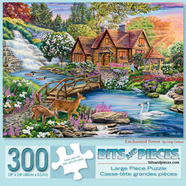 Enchanted Forest 300 Large Piece Jigsaw Puzzle