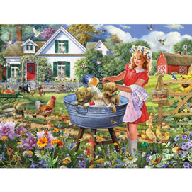 Afternoon Bath 300 Large Piece Jigsaw Puzzle