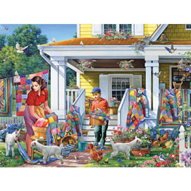 Tasty Quilts 300 Large Piece Jigsaw Puzzle