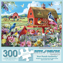 Farmyard Feeder 300 Large Piece Jigsaw Puzzle