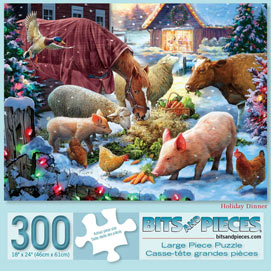 Holiday Dinner 300 Large Piece Jigsaw Puzzle