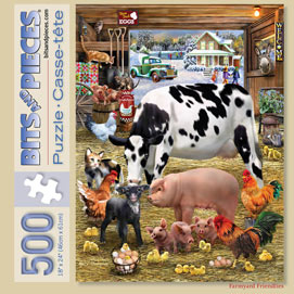 Farmyard Friendlies 500 Piece Jigsaw Puzzle