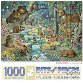 Spring Babies 1000 Piece Jigsaw Puzzle