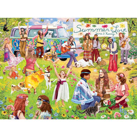 Summer of Love for June and Kennny 1000 Piece Jigsaw Puzzle