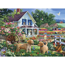 Flower Fun Farm 1000 Piece Jigsaw Puzzle