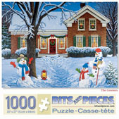 Set of 3: John Sloane Three Holiday 1000 Piece Jigsaw Puzzles