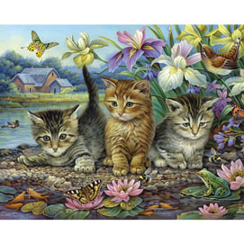 Curious Kittens 1000 Large Piece Jigsaw Puzzle