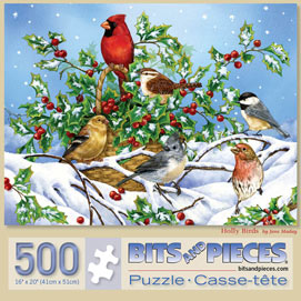 Holly Birds 500 Piece Jigsaw Puzzle