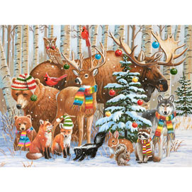 Magical Forest Holiday 1000 Piece Jigsaw Puzzle